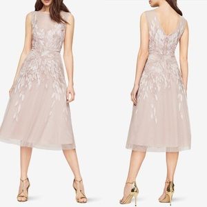 BCBGMAXAZRIA Gustava Floral-Enbroidered Dress